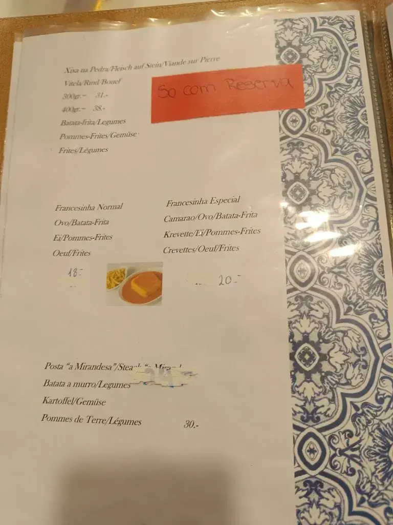 Menu_Restaurante Frohheim o Transmontano_Ins_immagine_4