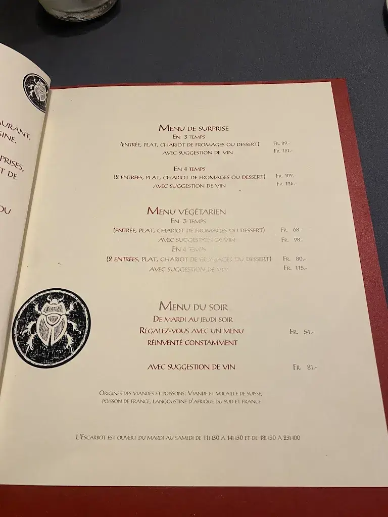 Restaurant L'Escarbot_Le Landeron_menu_image_1