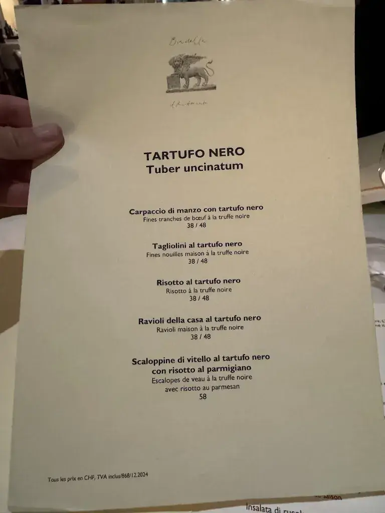 Menu_Ristorante Bindella Fribourg_Fribourg_image_3