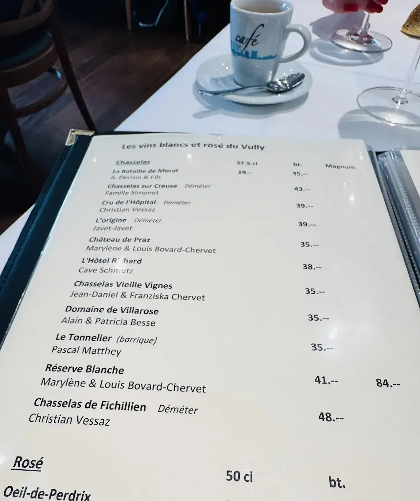 Restaurant du Port restaurant à Môtier (Vully)