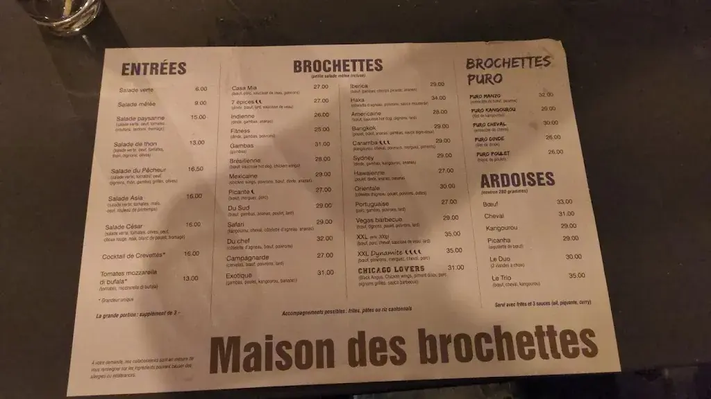 Menu_Maison des Brochettes_Delémont_image_3