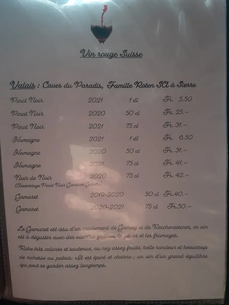 Menu_Auberge Bellevue_Roche-d'Or_image_1