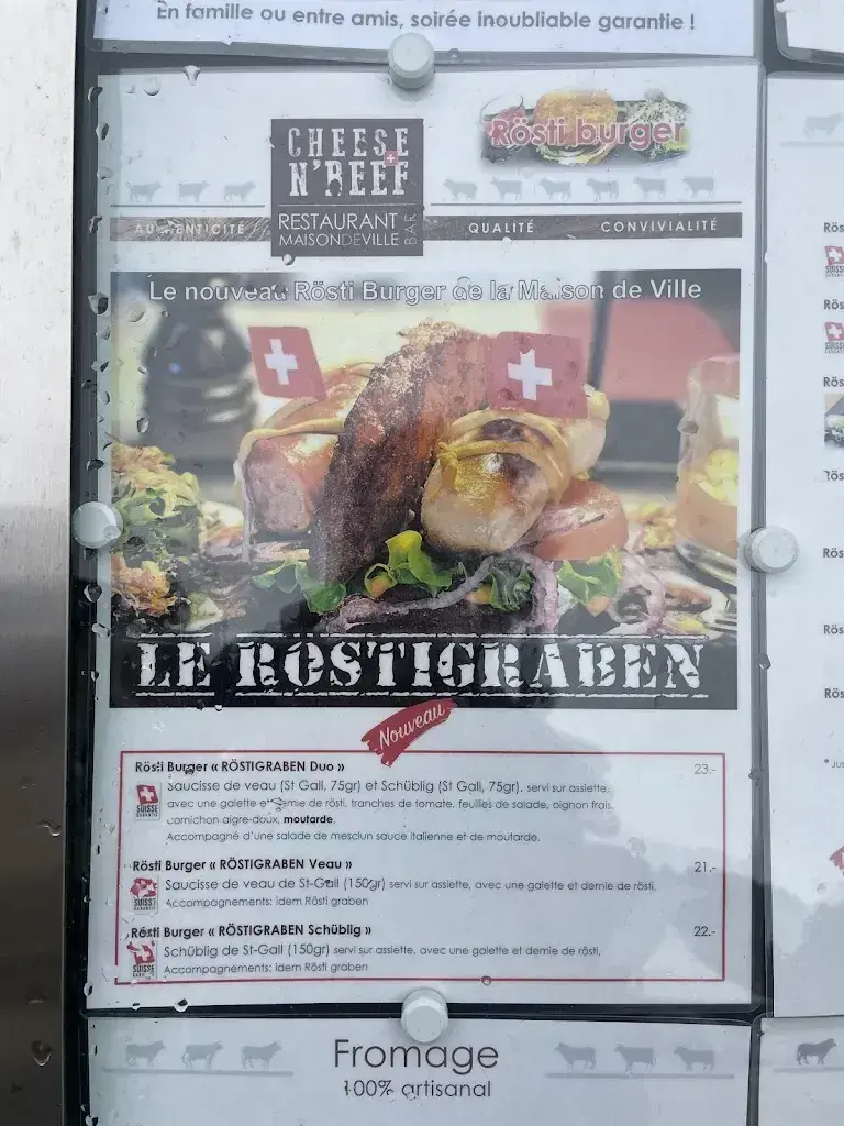 Cheese N’Beef ristorante a Saint-Cergue