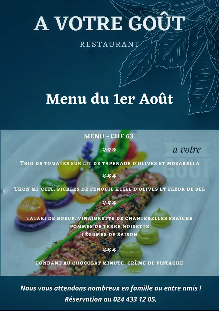 Menu_Restaurant à votre goût_Vuissens_image_2