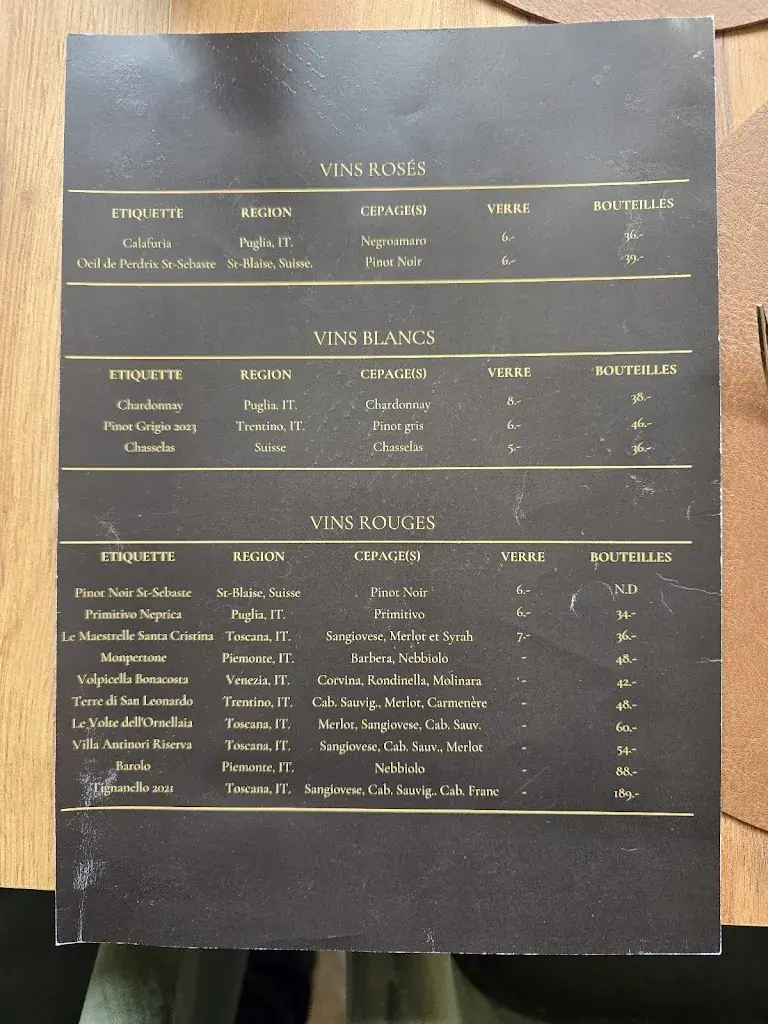 Menu_Vecchio Mulino｜St-Blaise_St Blaise_image_4