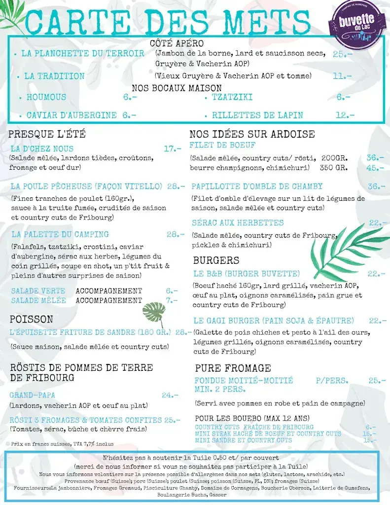 Menü_Buvette du Lac_Pont-en-Ogoz_Bild_3