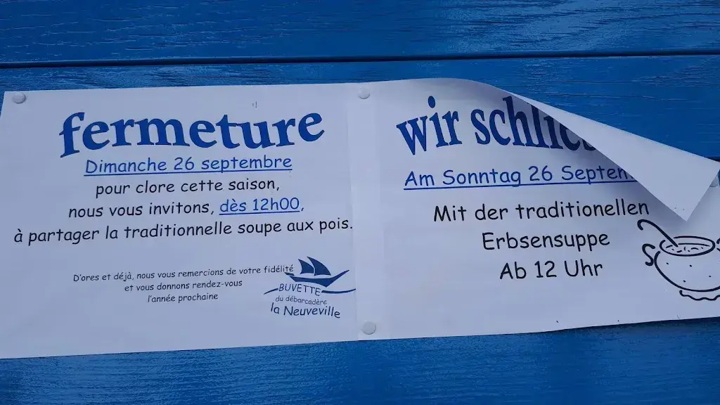 Buvette du Débarcadère restaurant à La Neuveville