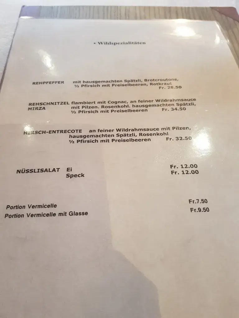 Menu_Restaurant La Pergola_Dornach_image_1