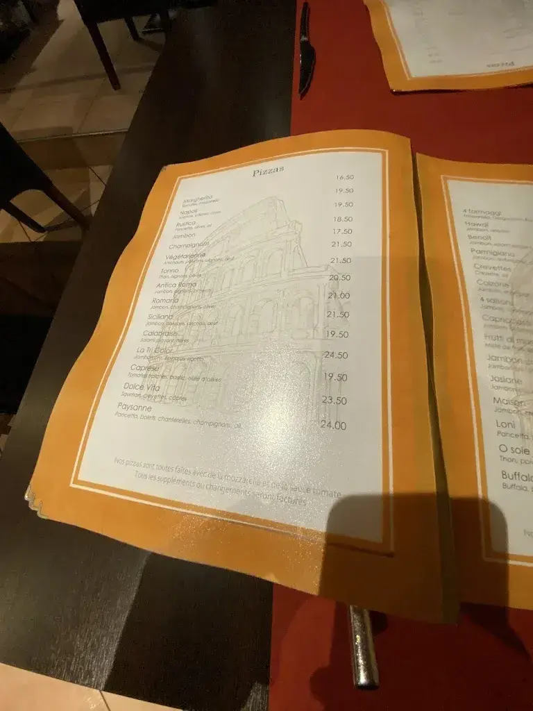 Restaurant Antica Roma_Le Landeron_menu_image_1