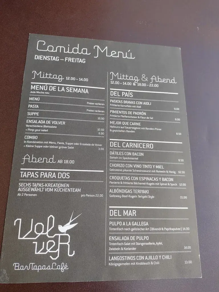 Menu_Volver BarTapasCafé_Bern_image_2