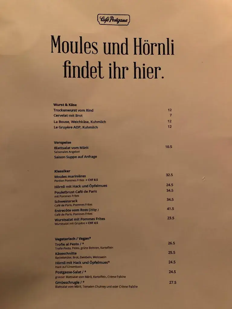 Menu_Restaurant Café Postgasse_Bern_image_3