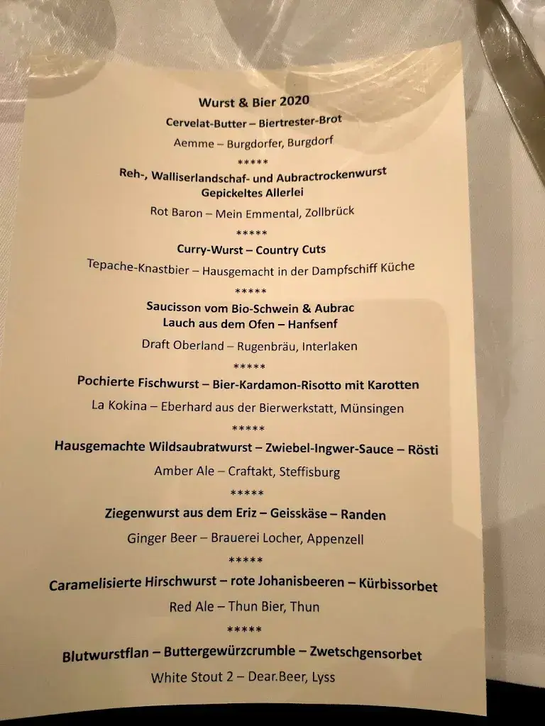 Dampfschiff restaurant à Thun