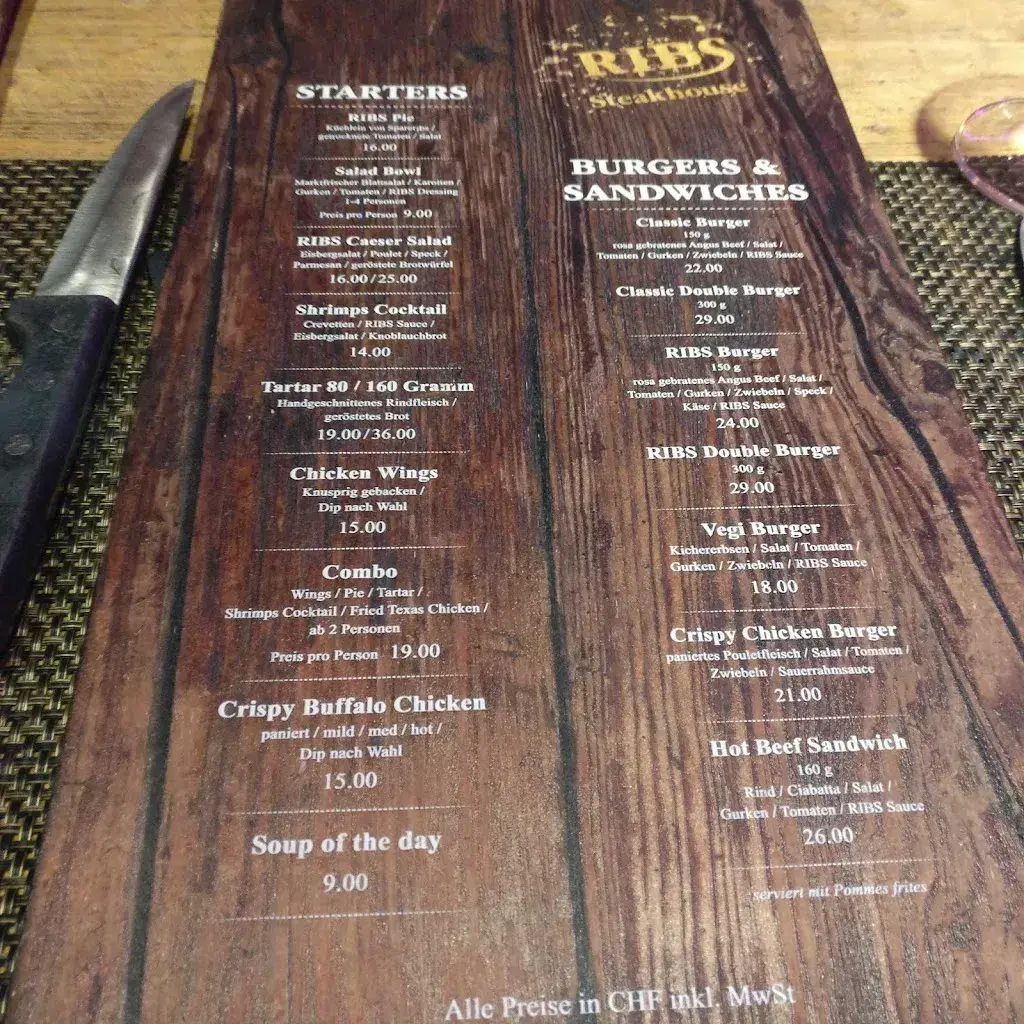 Ribs Steakhouse_Thun_menu_image_1