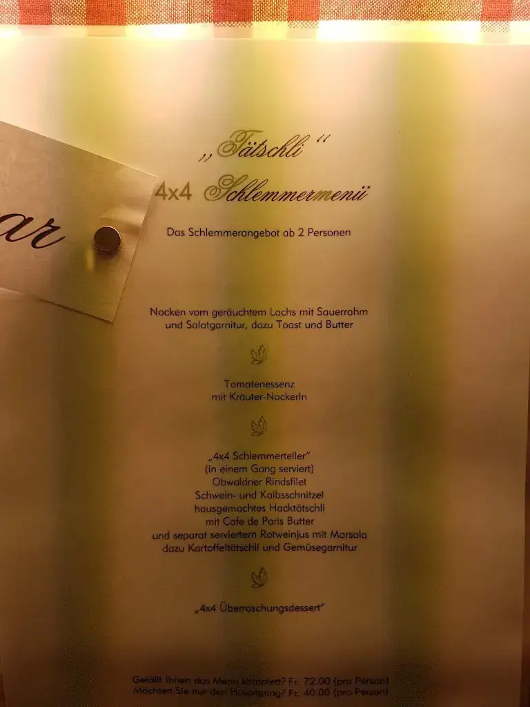 Landgasthof Grossteil restaurant à Giswil