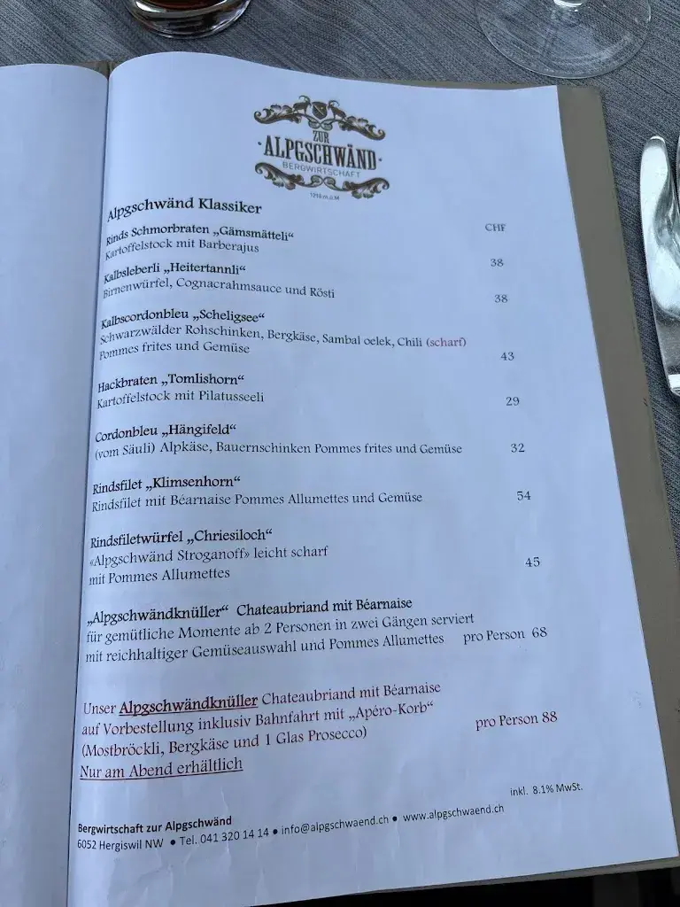 Menu_Bergwirtschaft zur Alpgschwänd_Hergiswil_imagen_2