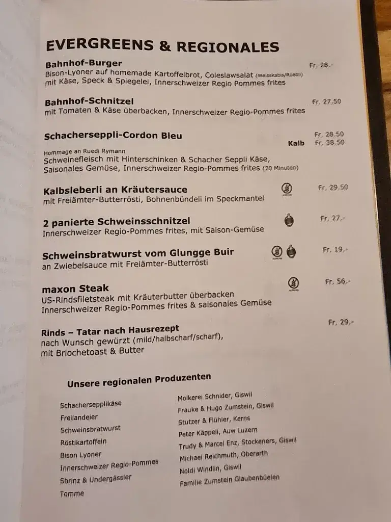 Menu_Hotel Bahnhof Giswil - Restaurant & Catering_Giswil_image_3