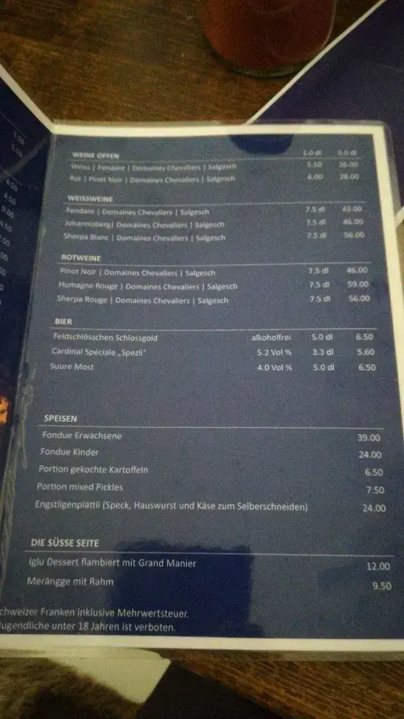 Fondue Igloo Engstligenalp_Adelboden_menu_image_1