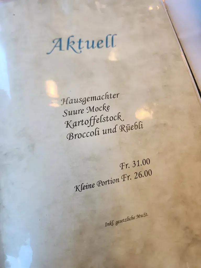 Restaurant Kreuz restaurant à Krattigen