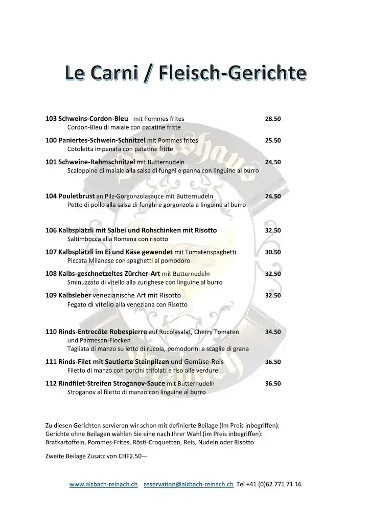 Menü_Restaurant Alzbach_Reinach_Bild_3