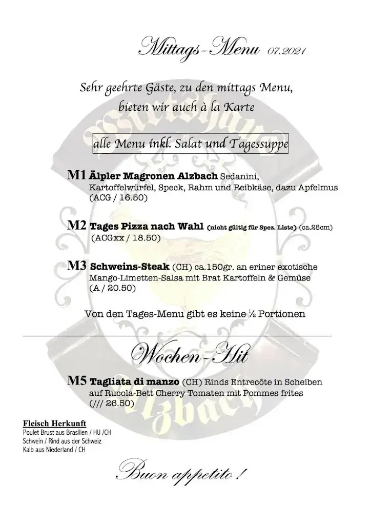 Menü_Restaurant Alzbach_Reinach_Bild_4