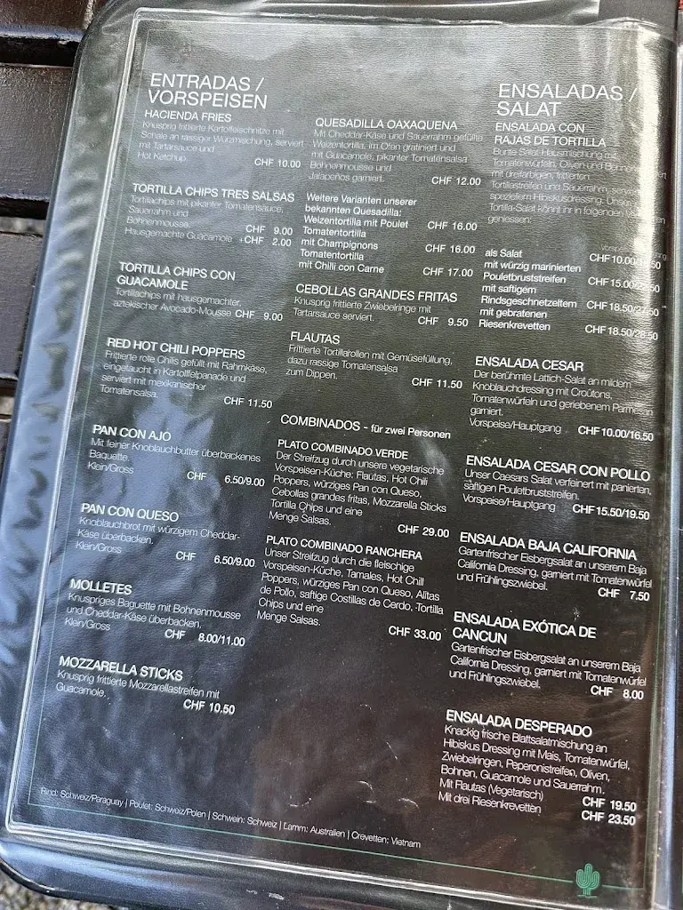 Menu_Desperado Gerlafingen_Gerlafingen_image_1