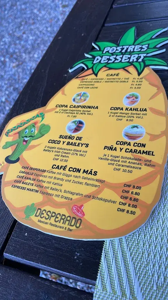 Menu_Desperado Gerlafingen_Gerlafingen_image_3