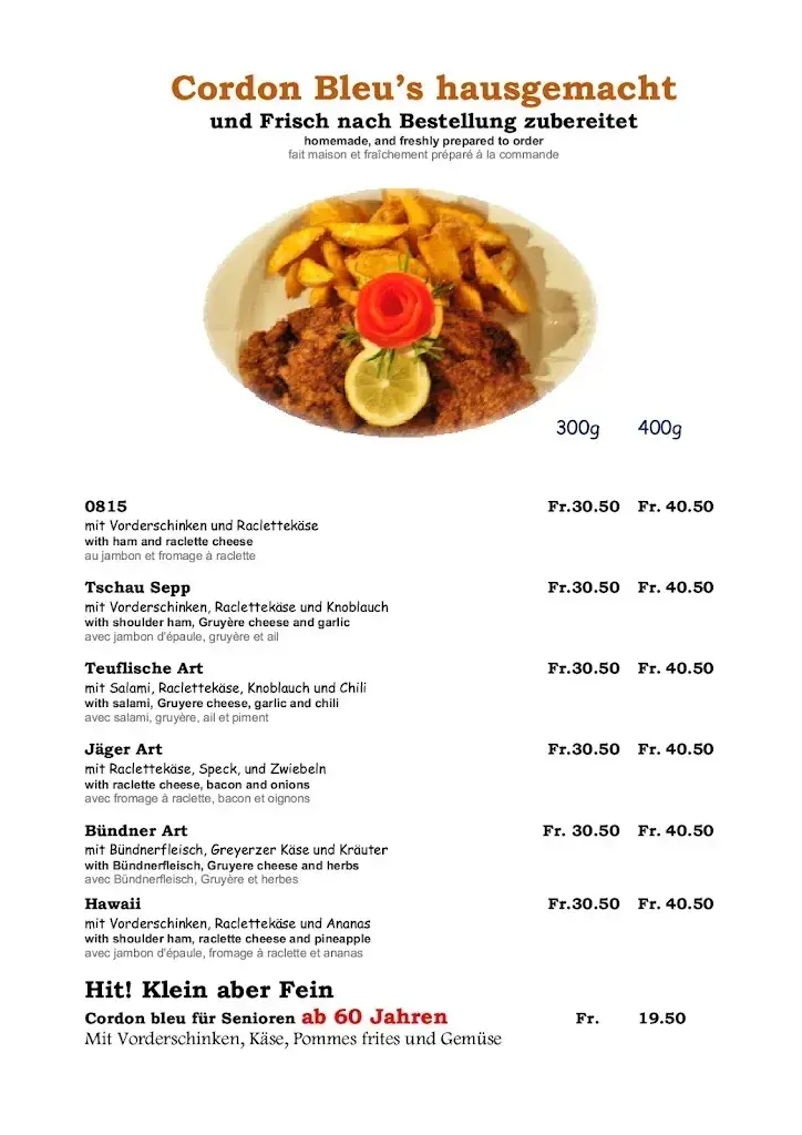 Menu_Restaurant Niesenblick Aeschi_Aeschi bei Spiez_image_2