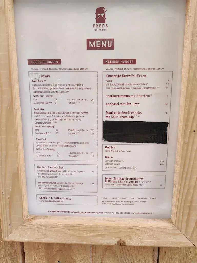 Menu_FREDS am Wasser_Thun_image_2