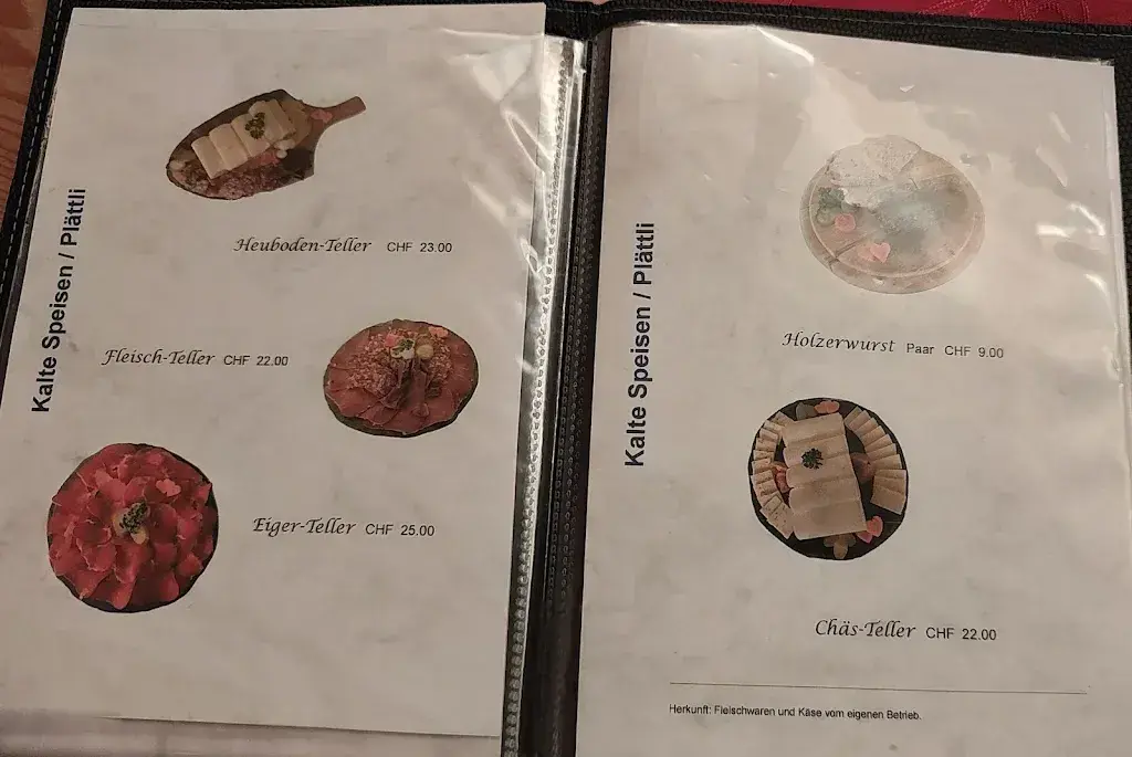 Stallbeizli Heubode restaurant à Grindelwald