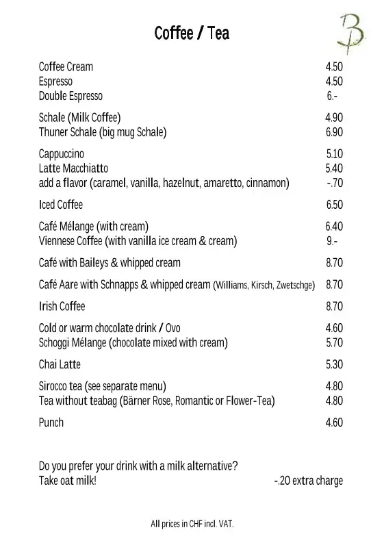 Menu_Bistro Promenade_Thun_image_3