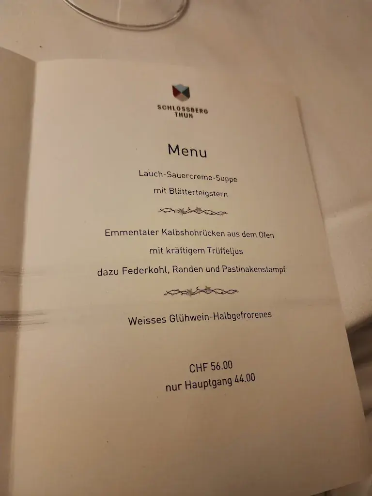 Restaurant & Hotel Schlossberg Thun_Thun_menu_image_1