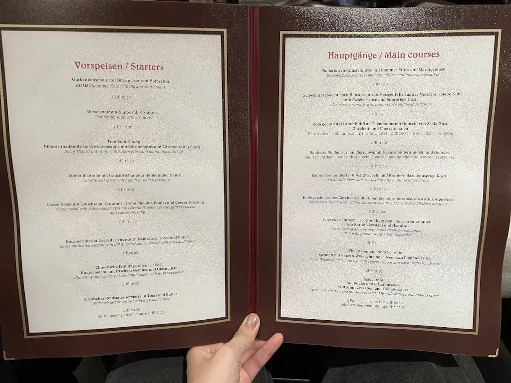 Grand Café Restaurant Schuh_Interlaken_menu_image_1