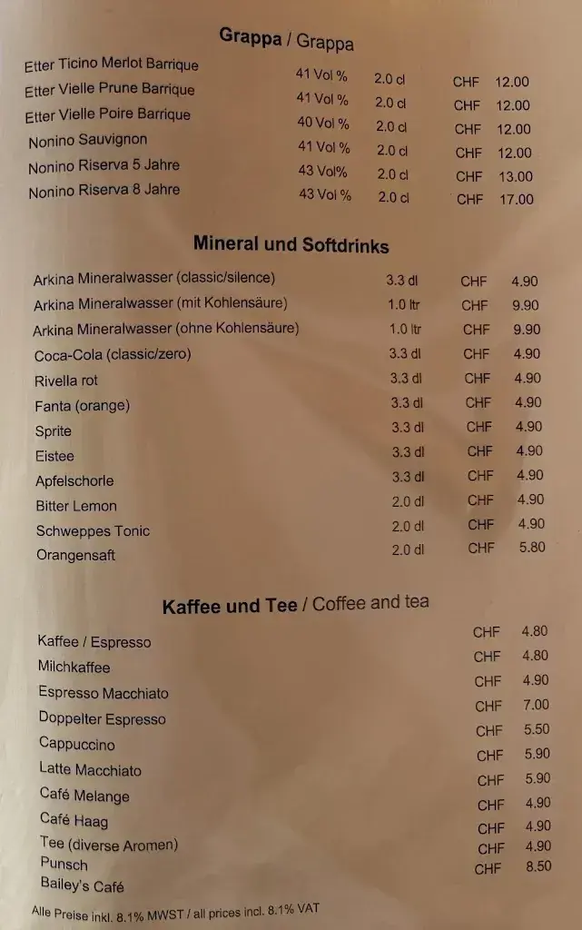 Menu_Mira's Steakhouse_Wengen BE_image_1