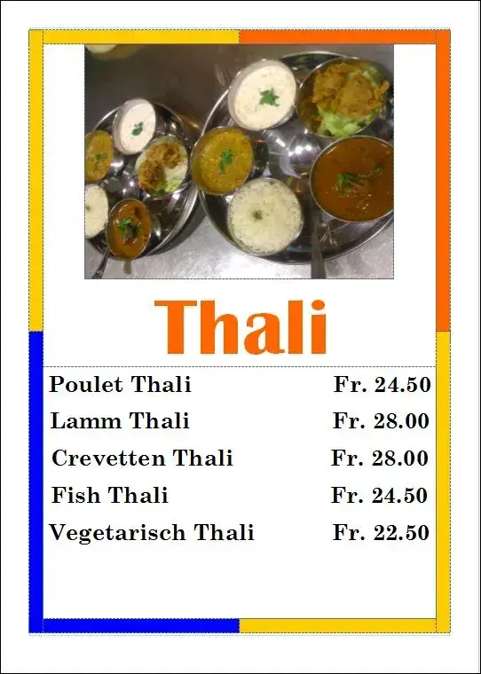 Menu_Maha Lakshmi Indian Restaurant_Thun_image_2