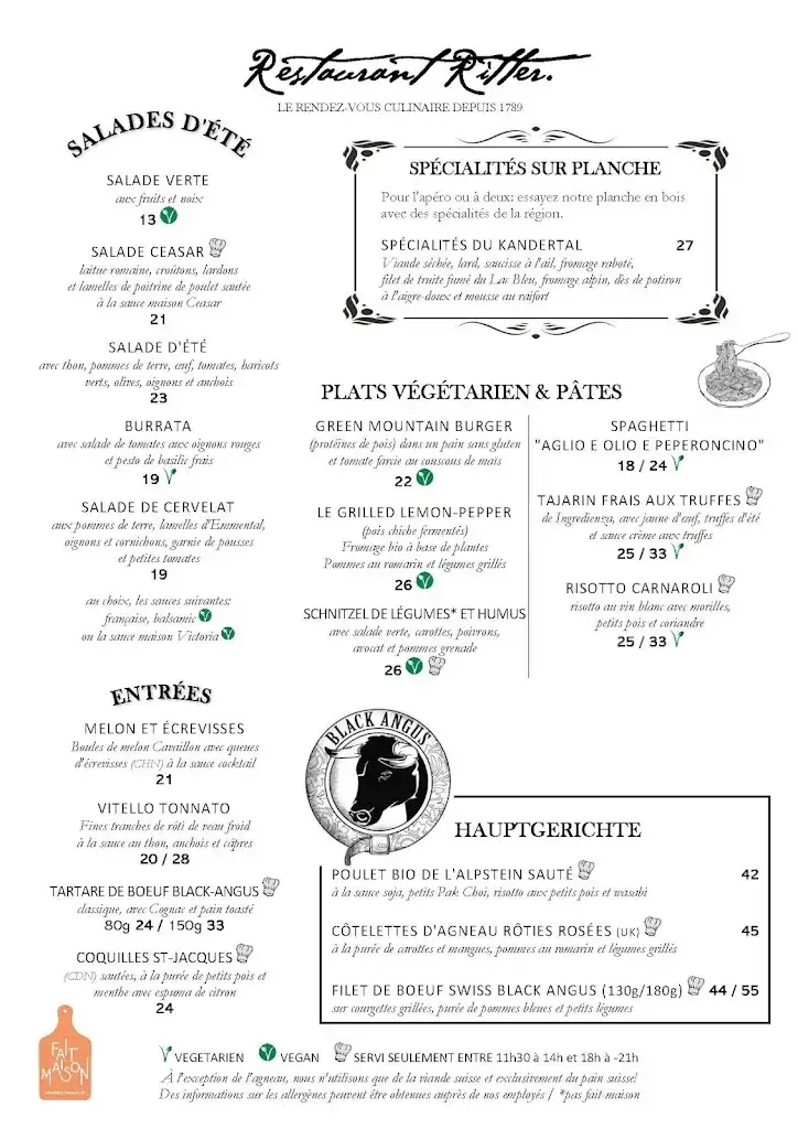 Menu_Restaurant Ritter_Kandersteg_image_2