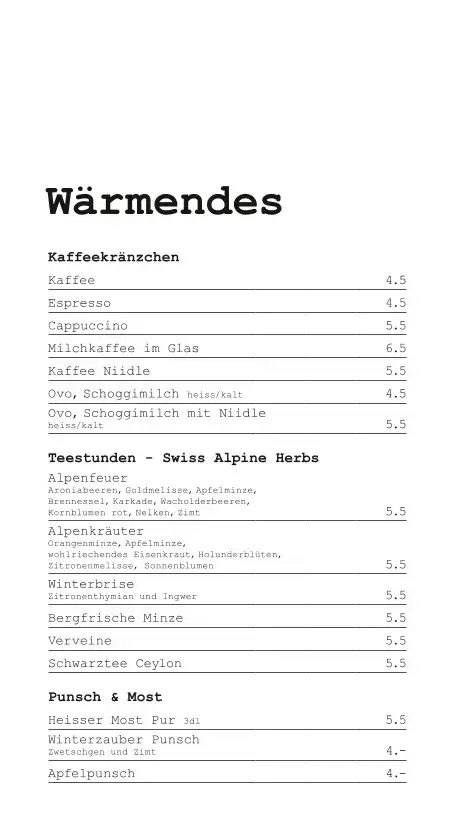 Menu_Skihütte Aeschiried_Aeschiried_imagen_3