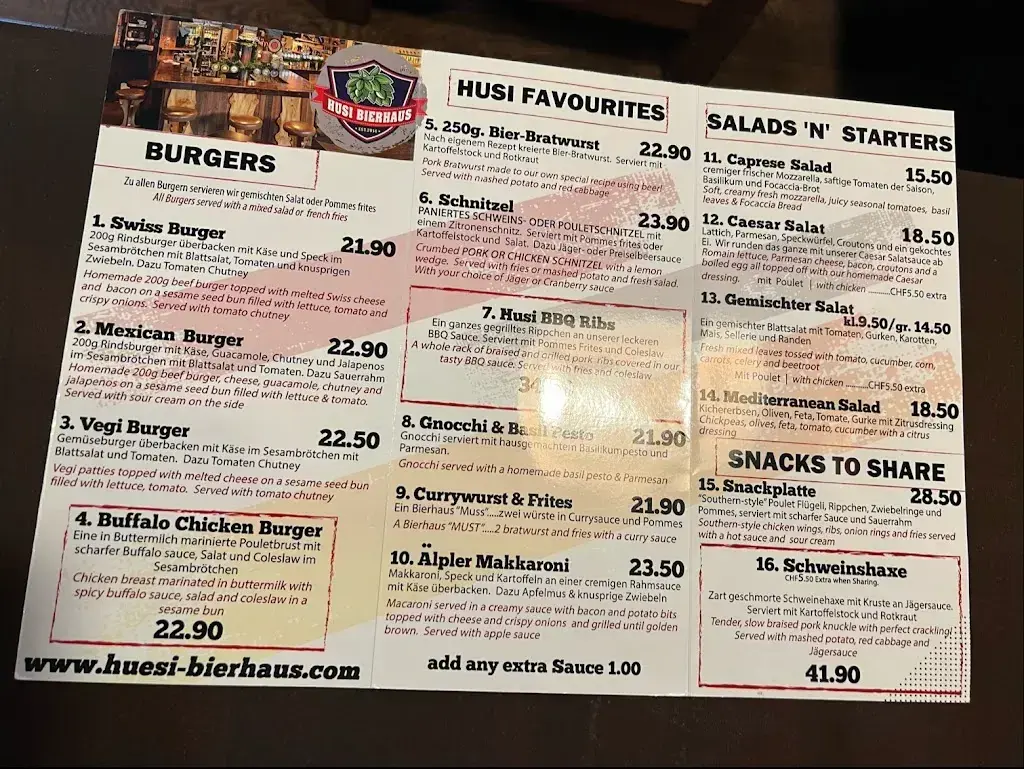 Menu_Hüsi Bierhaus_Interlaken_image_1
