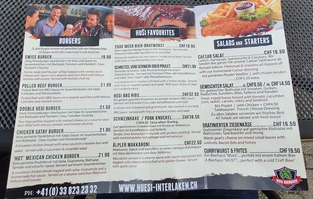 Menu_Hüsi Bierhaus_Interlaken_image_2