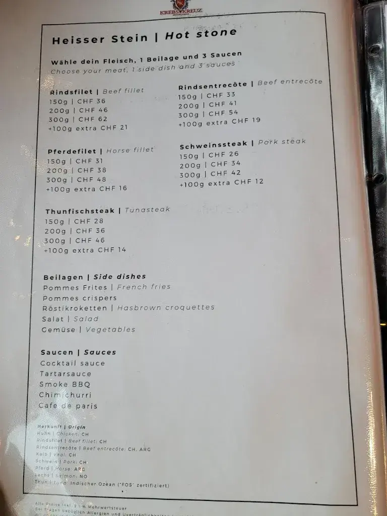 Menu_Hotel Restaurant Krebs_Interlaken_image_2