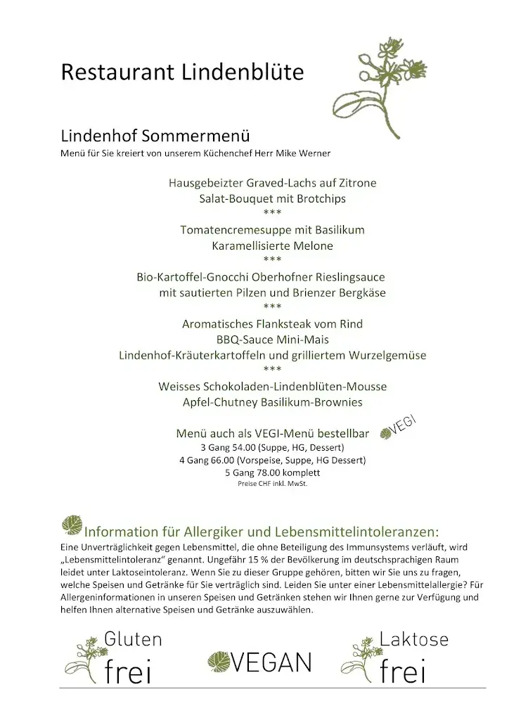Restaurant Lindenblüte by Cross Cuisine restaurant à Brienz