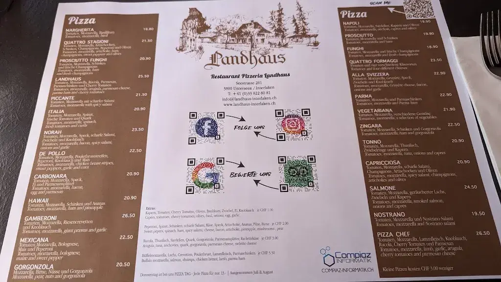 Menu_Restaurant Pizzeria Landhaus_Unterseen_image_3