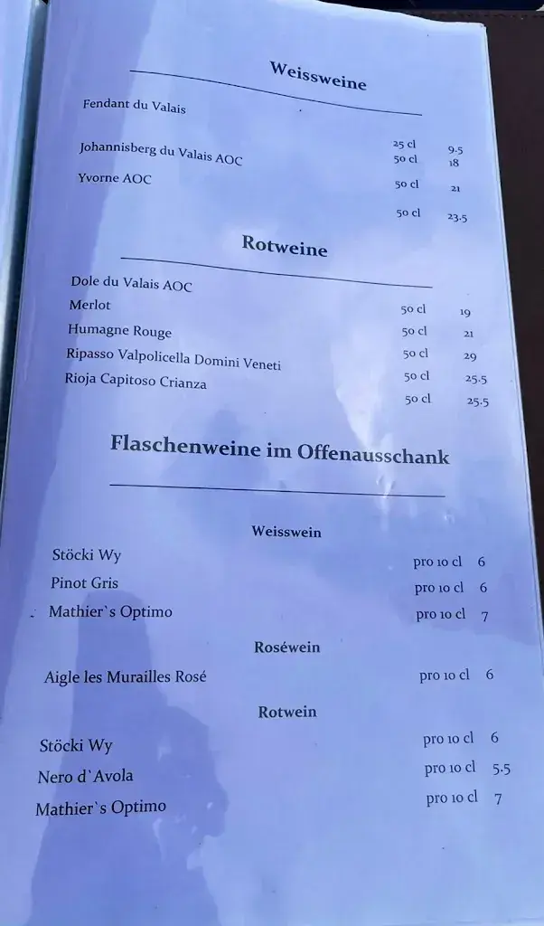 Menu_Restaurant Grindelwaldblick_Kleine Scheidegg_immagine_4