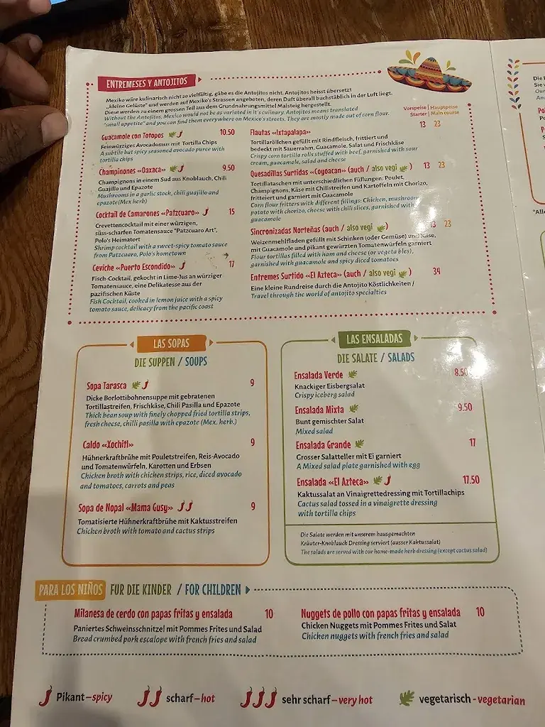 El Azteca_Interlaken_menu_image_1