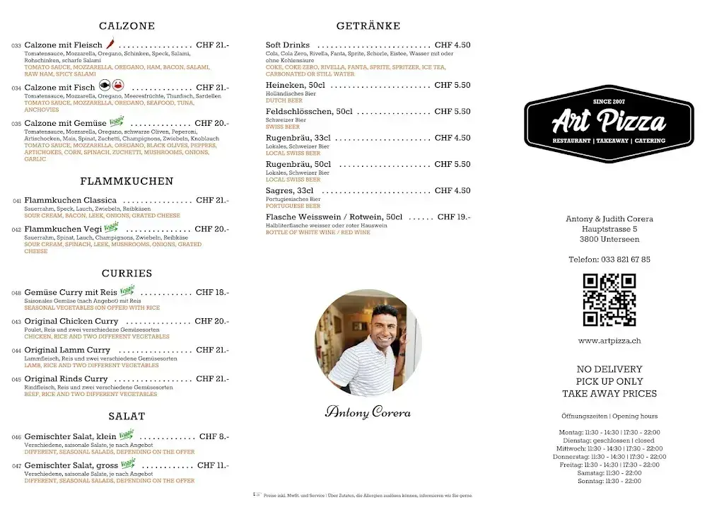 Menu_Art Pizza_Unterseen_immagine_2