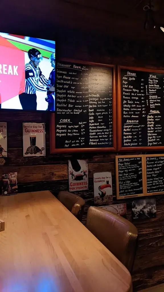 Menu_The Green Harp_Meiringen_image_3