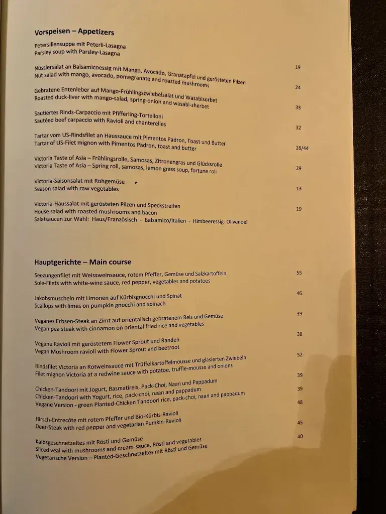 Menü_Victoria Restaurant_Meiringen_Bild_4