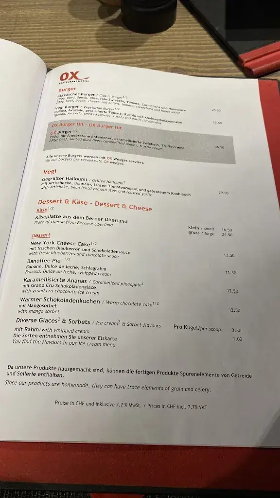 Menu_OX Restaurant & Grill_Interlaken_image_3