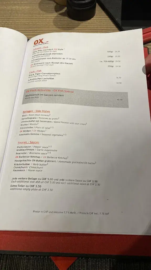 Menu_OX Restaurant & Grill_Interlaken_image_4