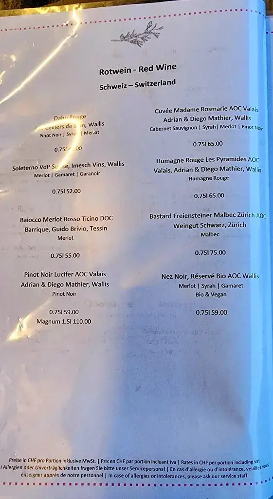 Menu_Des Alpes Interlaken - Restaurant & Bar_Interlaken_image_3