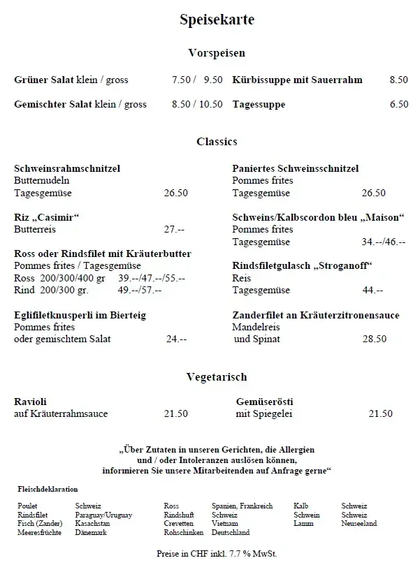 Menu_Restaurant Kreuz Hettiswil_Hettiswil bei Hindelbank_image_1